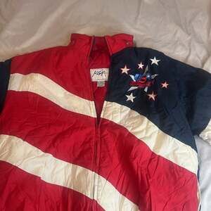 Vintage KGA USA Team Olympic Hockey Gold Medal Issued Jacket